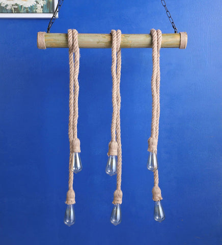 Retro Rope Hanging Filament Lamp