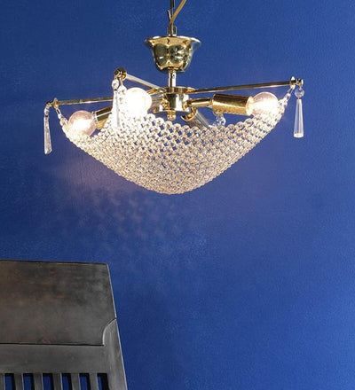 KAPARI Gold Ceiling Light - 4 Lights - Stello Light Studio