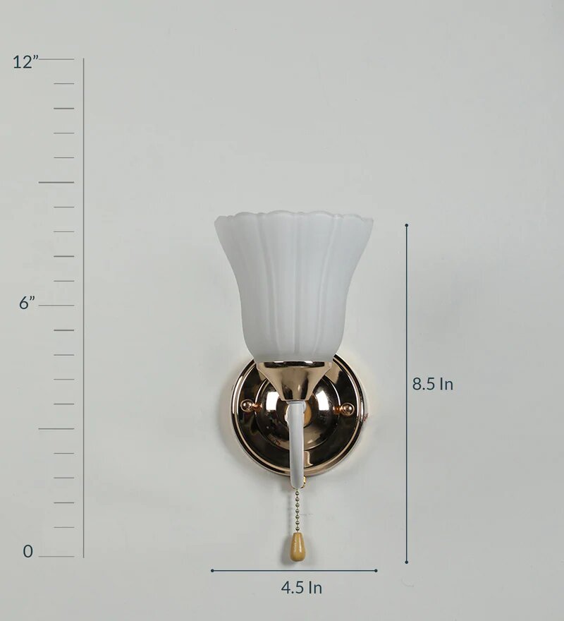 JANDIL Wall Light With Wire Pulling Switch - Stello Light Studio