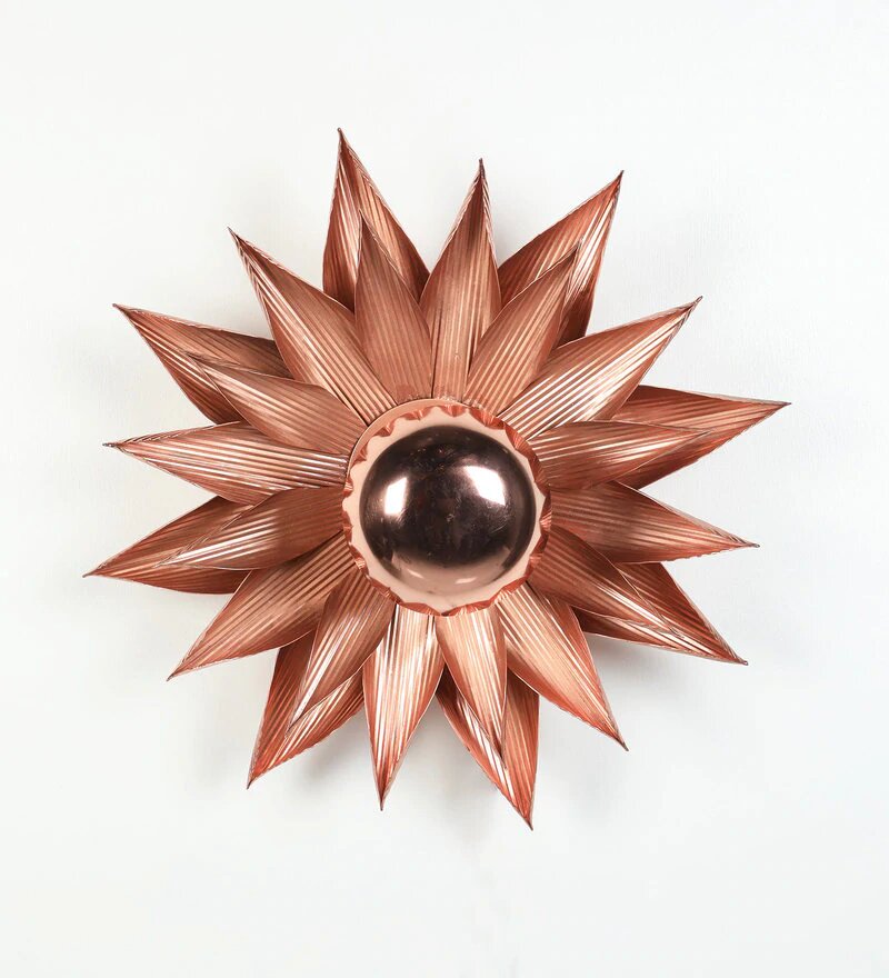 Mervin Antique Copper Metal Wall Light - Stello Light Studio