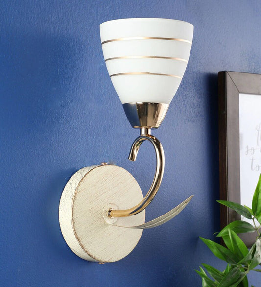 FLOOP Beige Gold Wall Light - Stello Light Studio