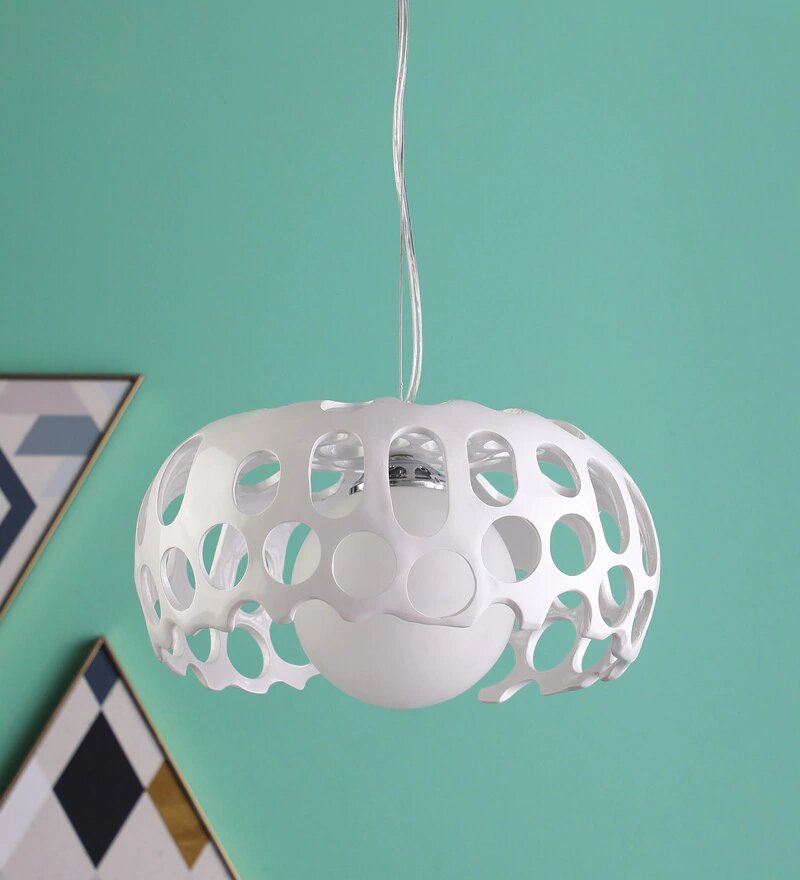 DELLAS White Pendant Light - Stello Light Studio