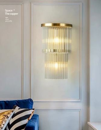 RODDY CRYSTAL GLASS ROD WALL LIGHT - Stello Light Studio