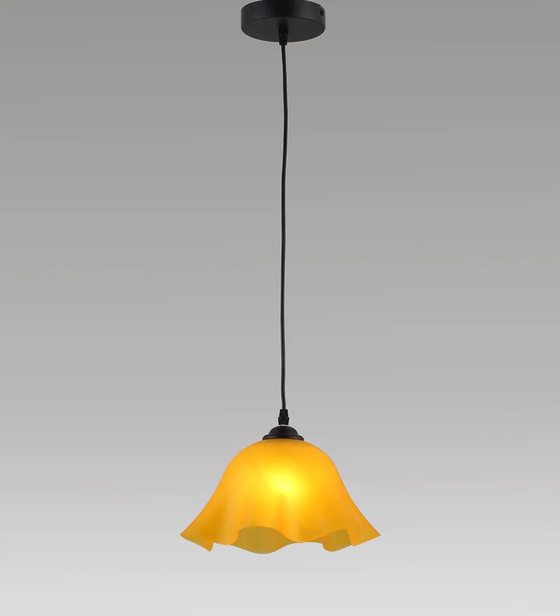 BLOOM Yellow Acrylic Pendant - Stello Light Studio