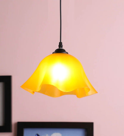 BLOOM Yellow Acrylic Pendant - Stello Light Studio