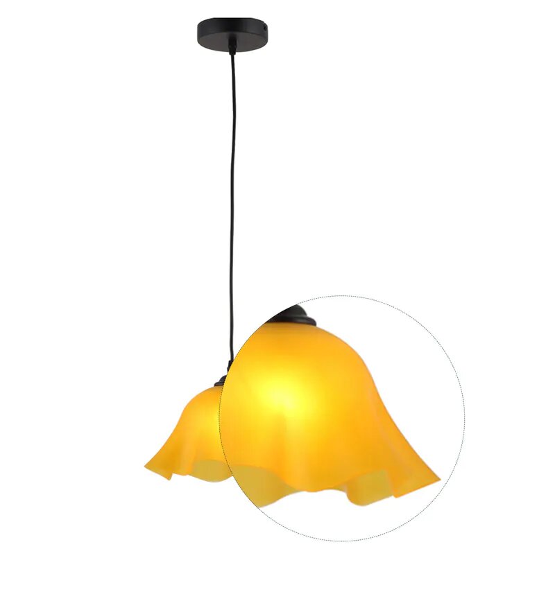 BLOOM Yellow Acrylic Pendant - Stello Light Studio